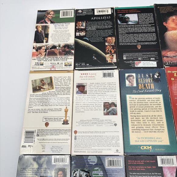 Lot Of 12 VHS Movies - Classics/Blockbusters - Drama Action Suspense - Pre-owned - Picture 7 of 11